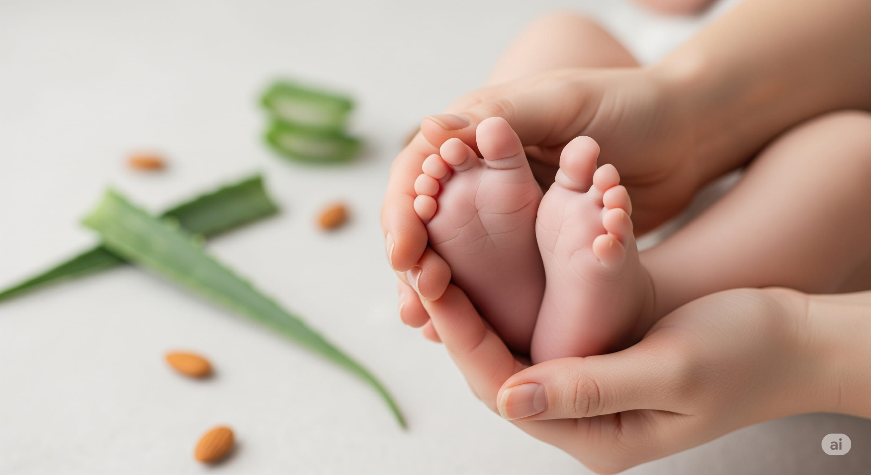 Ingredientes naturales para la piel del bebé